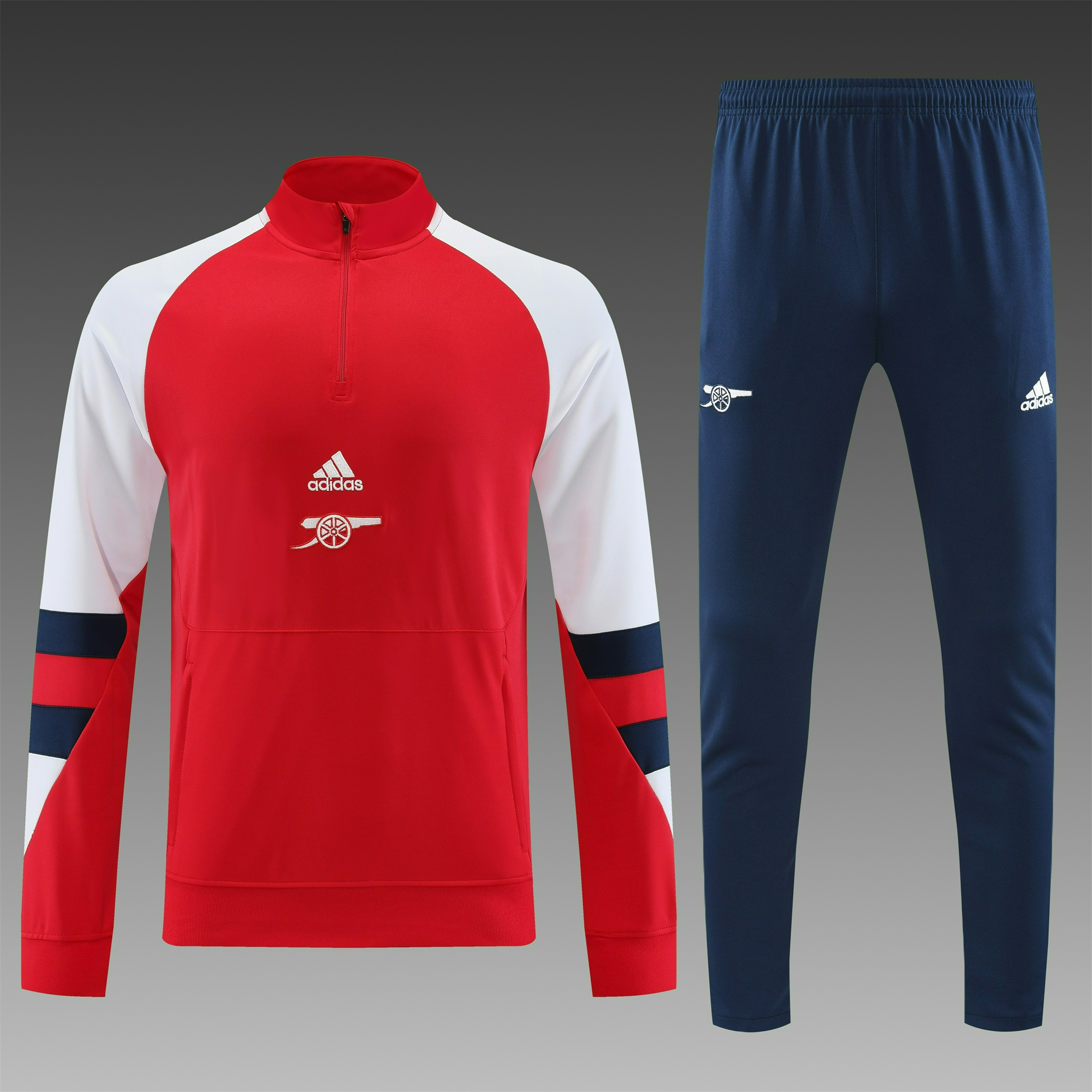 Arsenal 23-24 Long Sleeve Training Set Red Blue